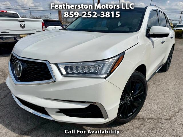 White Diamond Pearl 2018 Acura MDX SH-AWD with Technology and Entertainment Package SUV / Crossover All-Wheel Drive Automatic