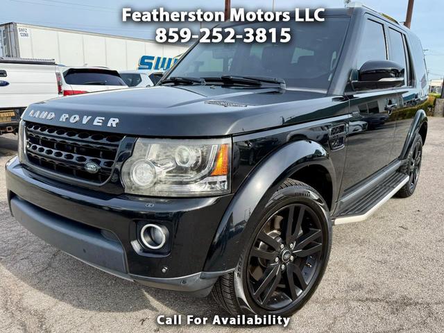 Santorini Black Metallic 2016 Land Rover LR4 HSE LUX AWD SUV / Crossover All-Wheel Drive Automatic