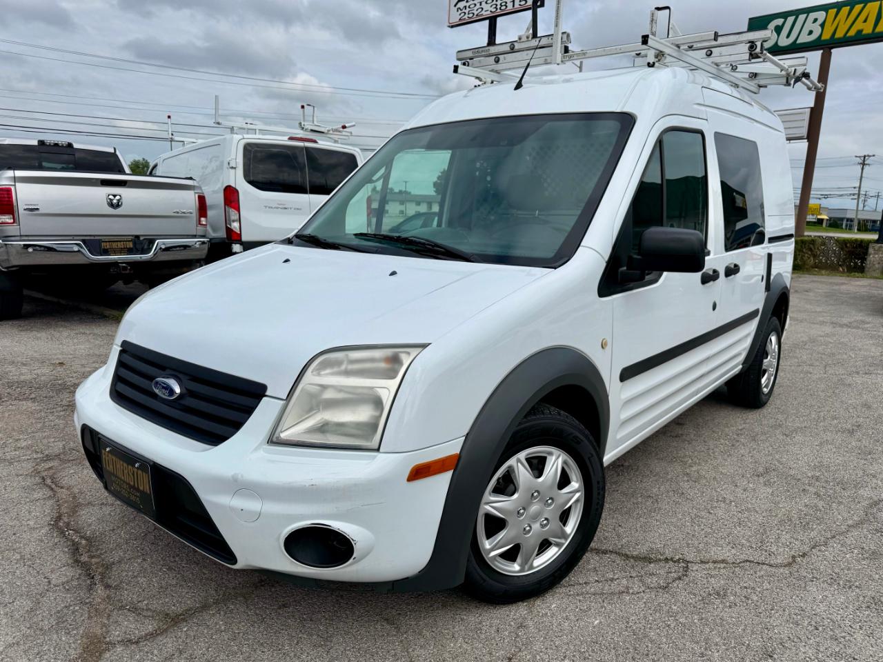 Ford Transit Connect XLT with Side and Rear Door Glass 2012