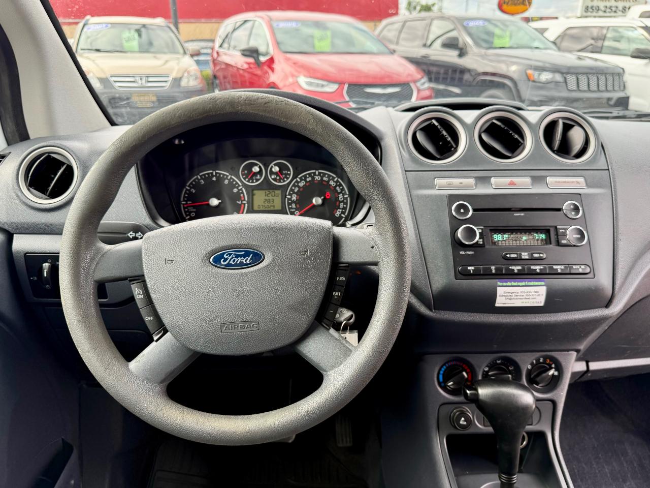 Ford Transit Connect XLT with Side and Rear Door Glass 2012