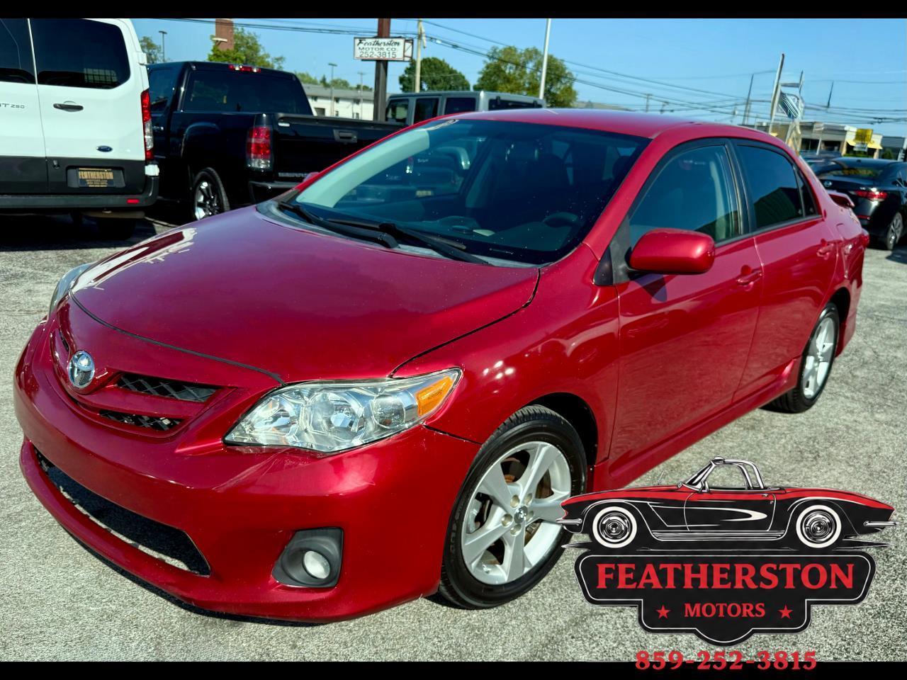 2013 Toyota Corolla S 4D Sedan