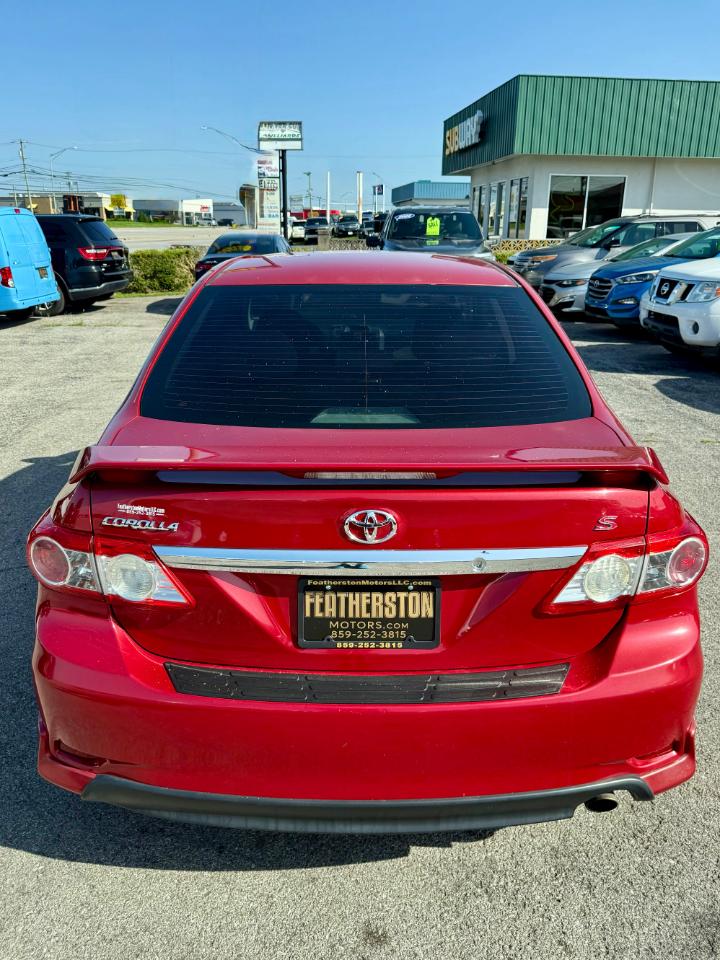 Toyota Corolla S 4D Sedan 2013