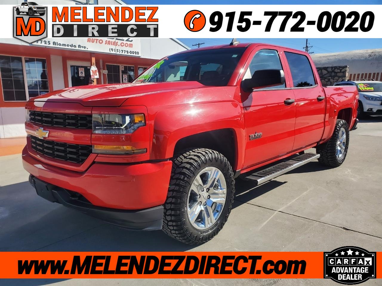 Used 2018 Chevrolet Silverado 1500 Custom Crew Cab 2WD for Sale in El