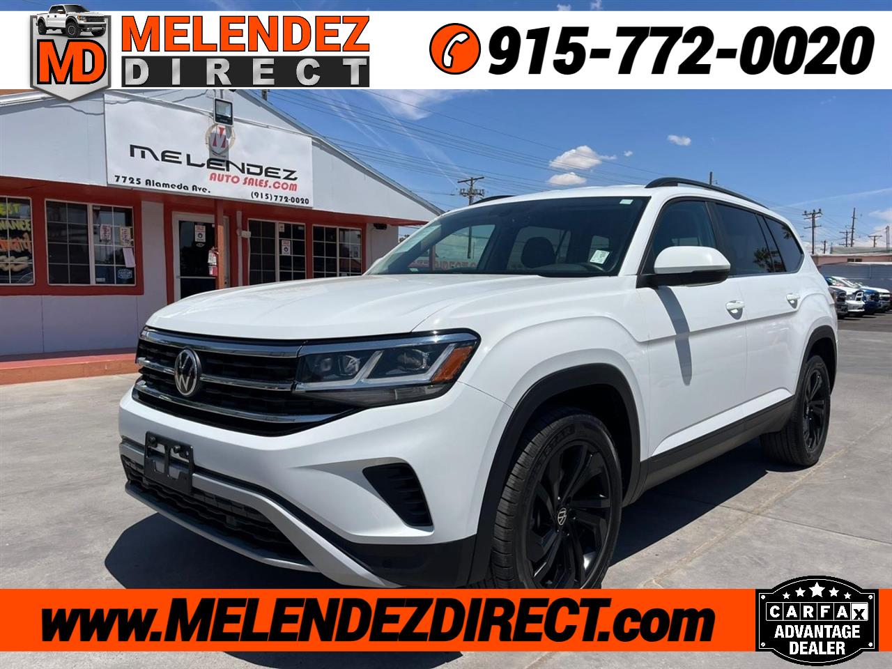 Used 2021 Volkswagen Atlas V6 SE w/Technology for Sale in El Paso TX