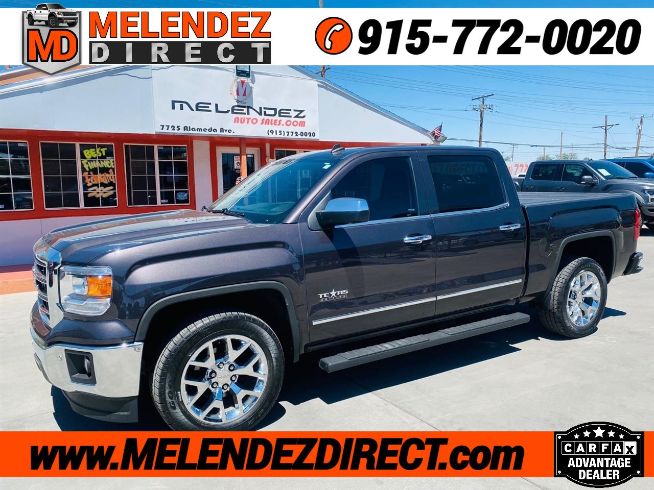 Used 2014 GMC Sierra 1500 SLT Crew Cab 2WD for Sale in El Paso TX 79915