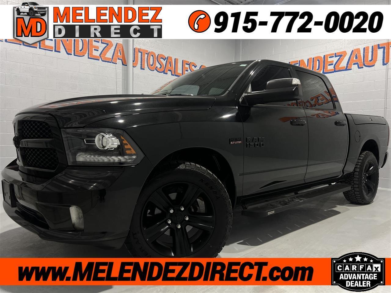 RAM 1500 Sport Crew Cab SWB 4WD 2018