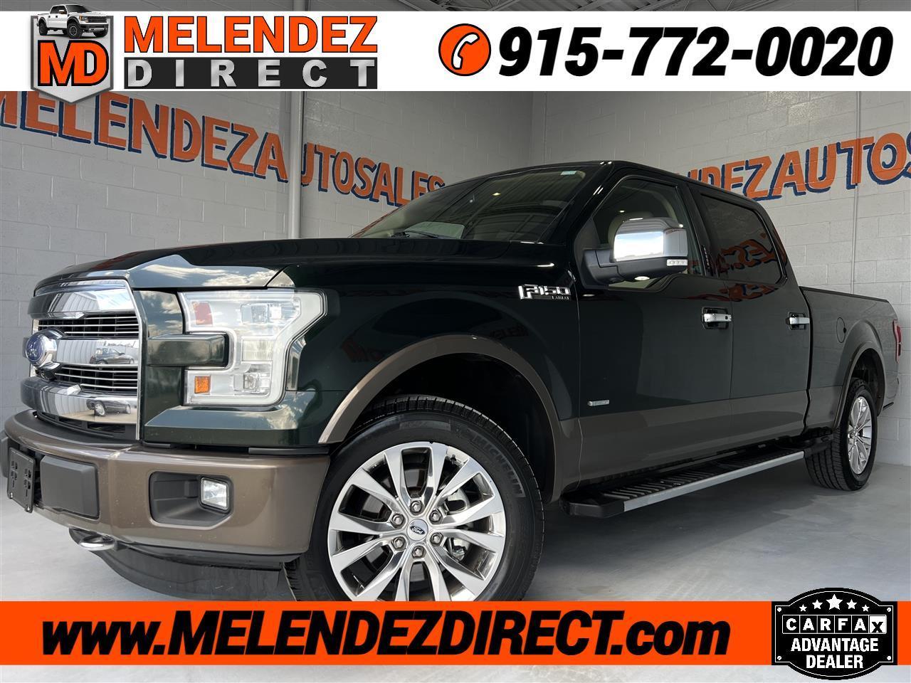 Ford F-150 Lariat SuperCrew 6.5-ft. Bed 4WD 2015