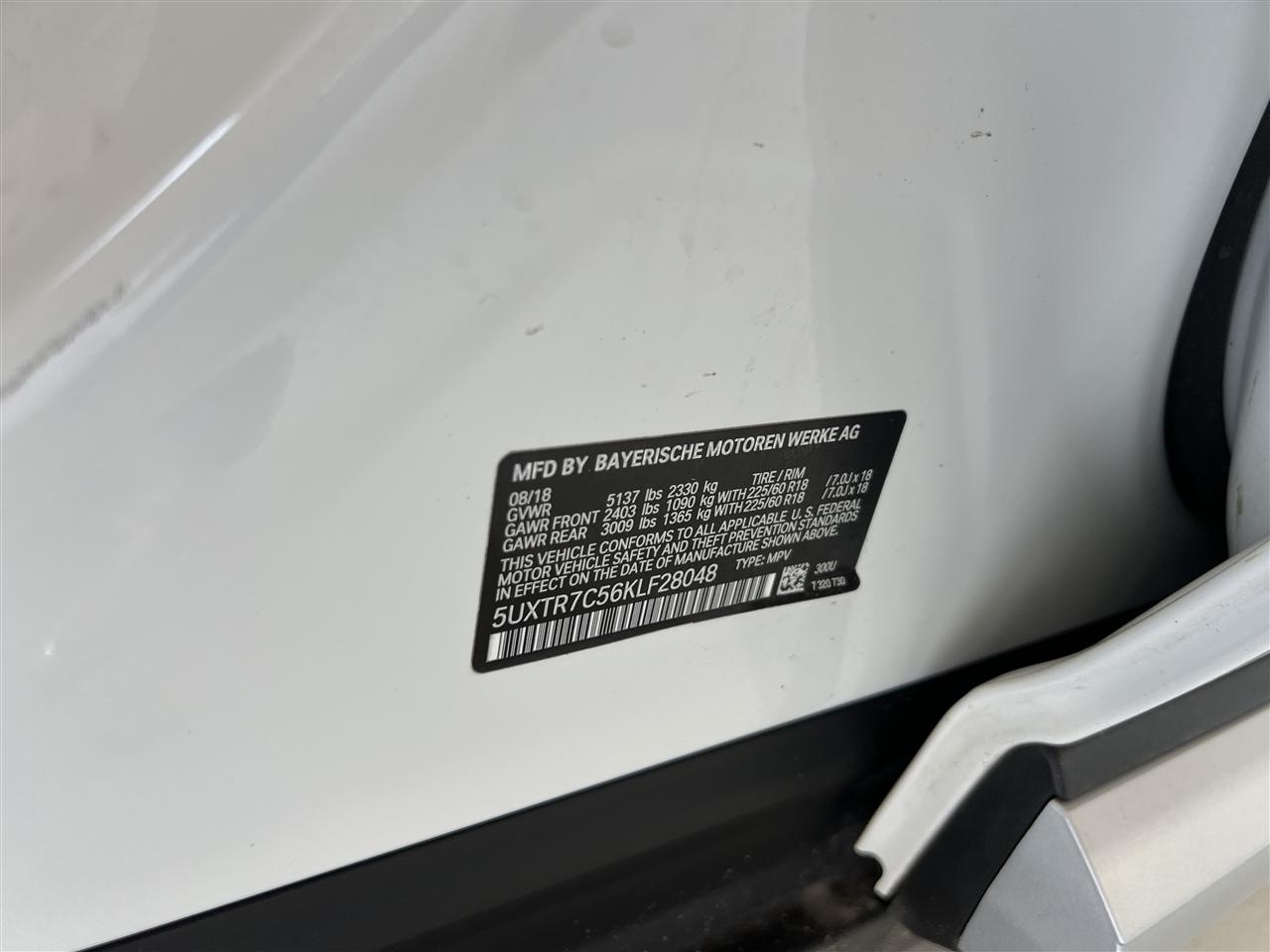 BMW X3 sDrive30i 2019