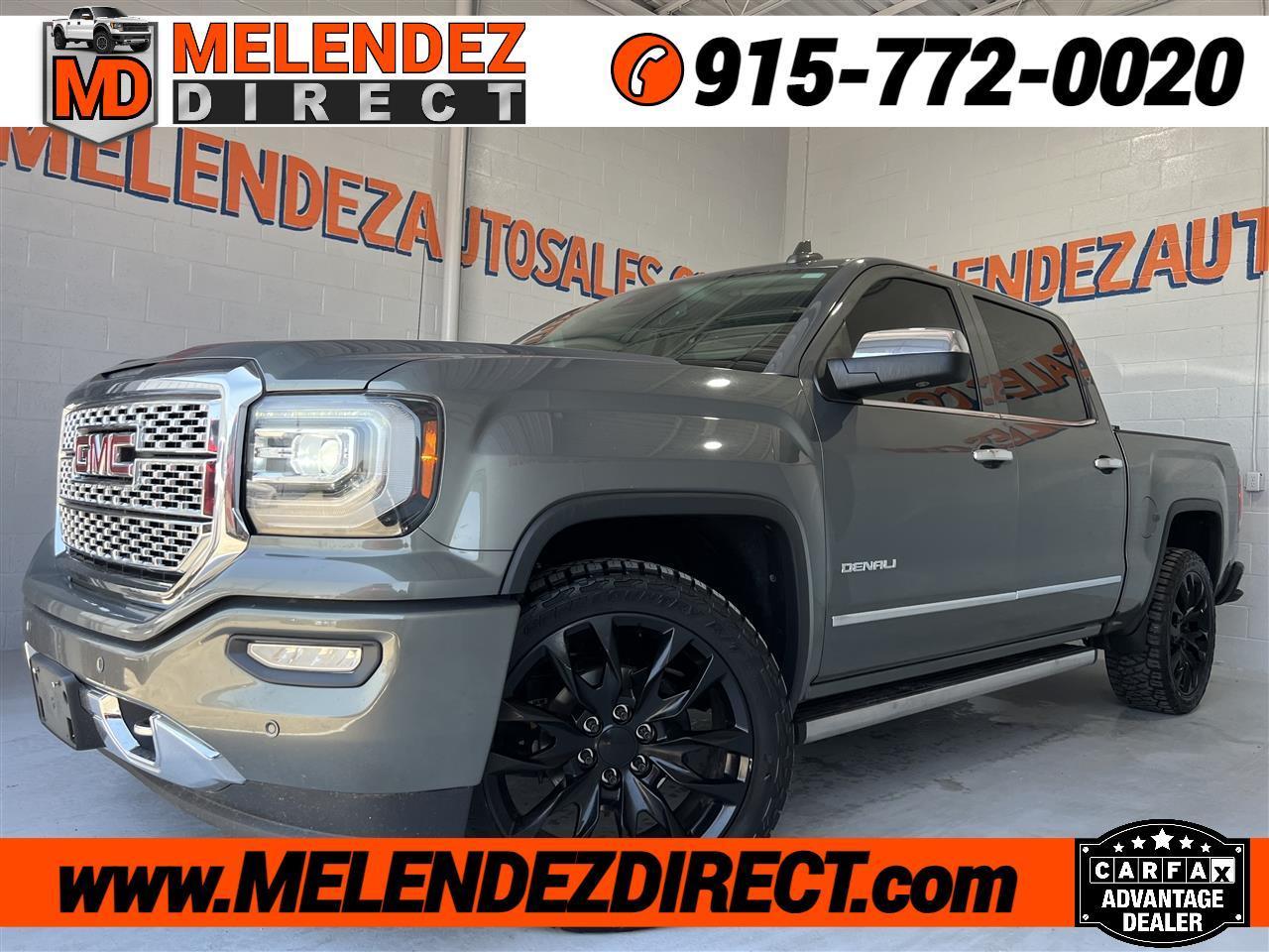 GMC Sierra 1500 Denali Crew Cab Long Box 4WD 2018