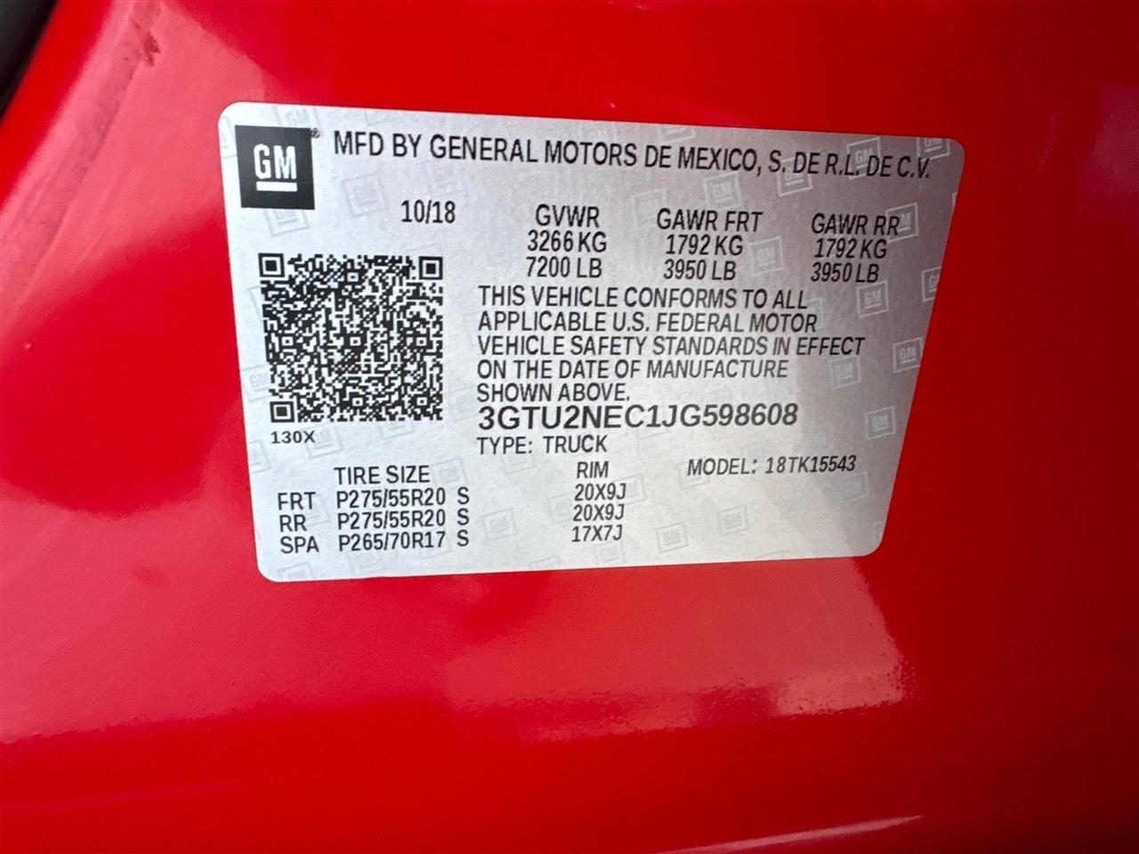 GMC Sierra 1500 SLT Crew Cab Long Box 4WD 2018