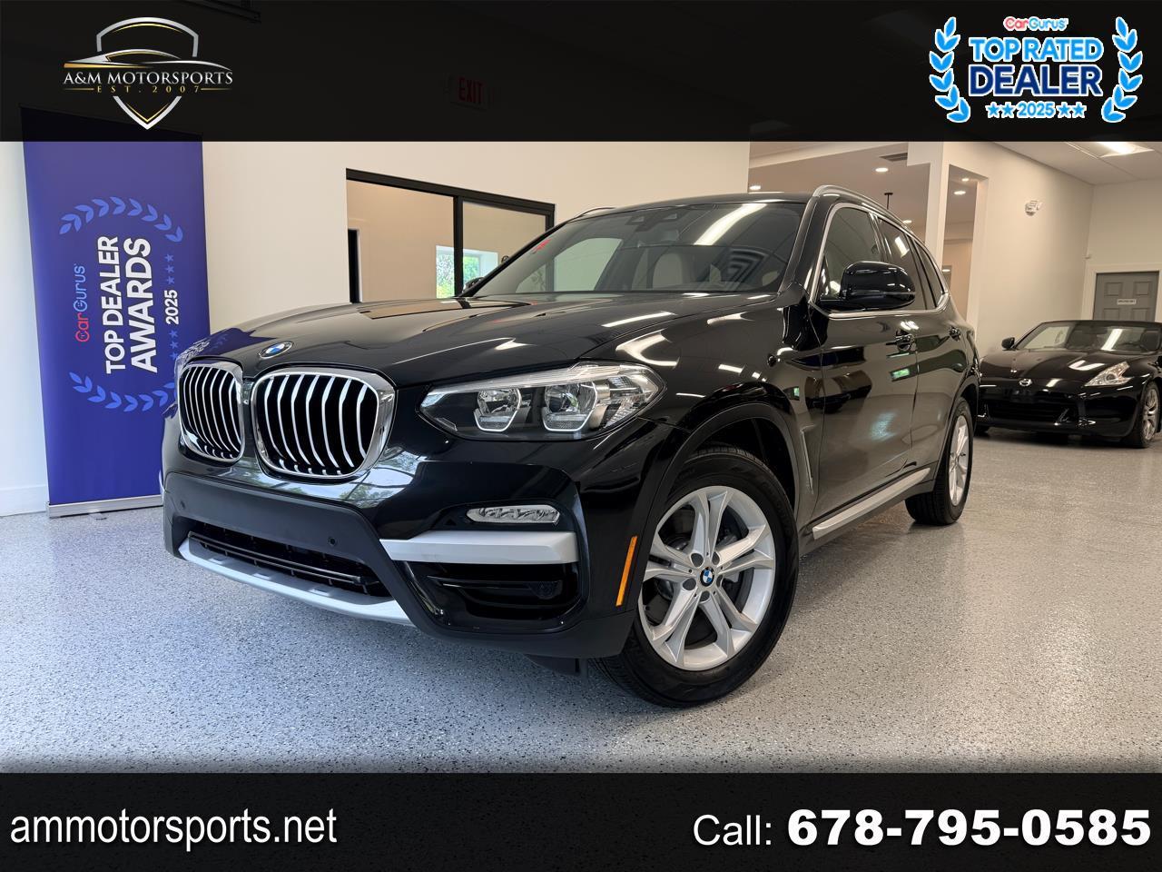 2019 BMW X3 sDrive30i X-Line & Driver assist Packages