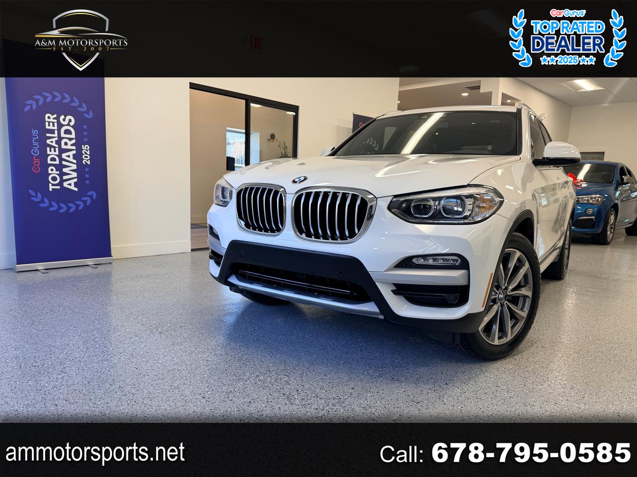 2019 BMW X3 sDrive30i X-Line W/Driver assist Package