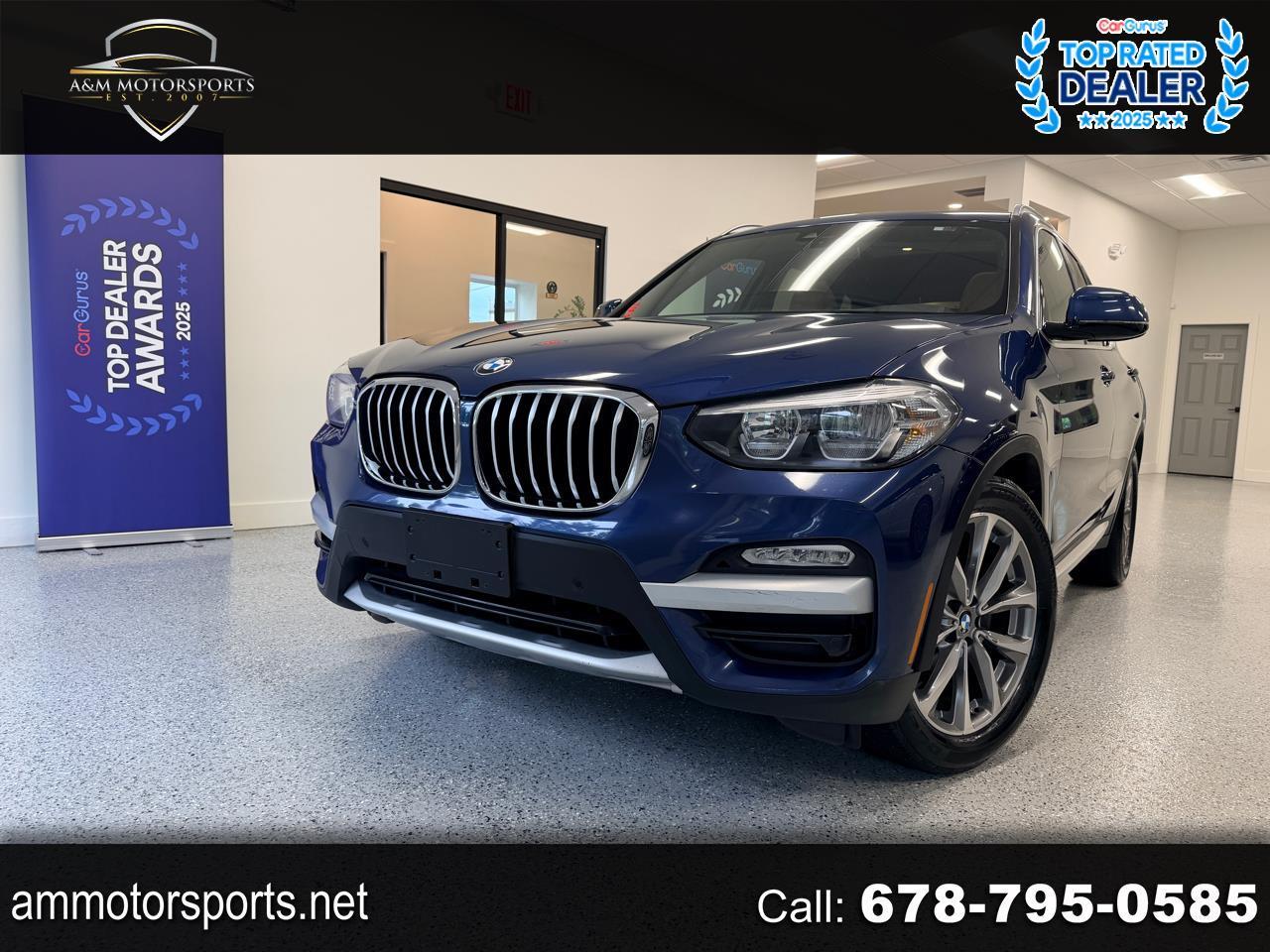 2019 BMW X3 xDrive30i X-Line W/Driver assist Package