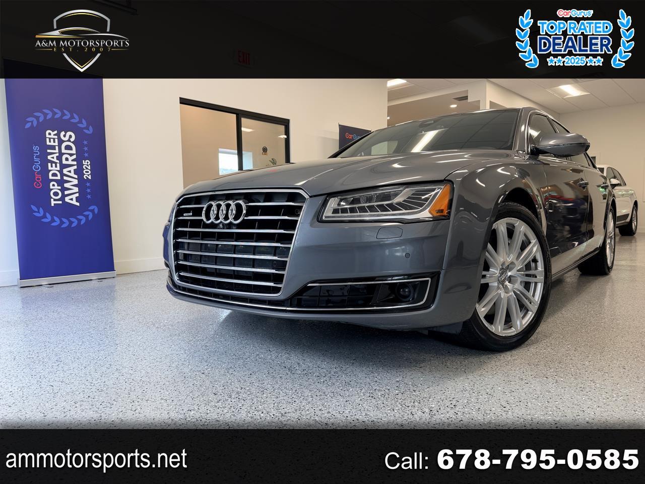 2016 Audi A8 L 4dr Sdn 3.0T W/Driver assist & Climate Packages