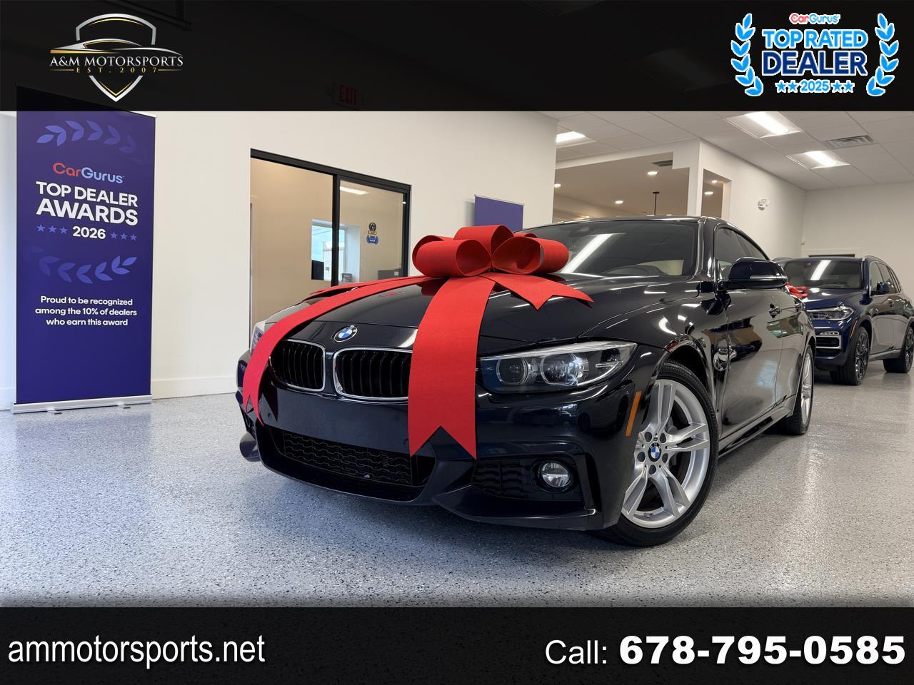 2019 BMW 4 Series 430i Gran Coupe W/M-Sport & Driver assist Packges