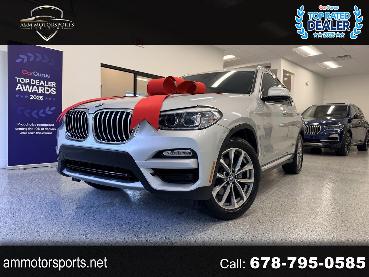 2019 BMW X3 xDrive30i X-Line & Luxury Packages