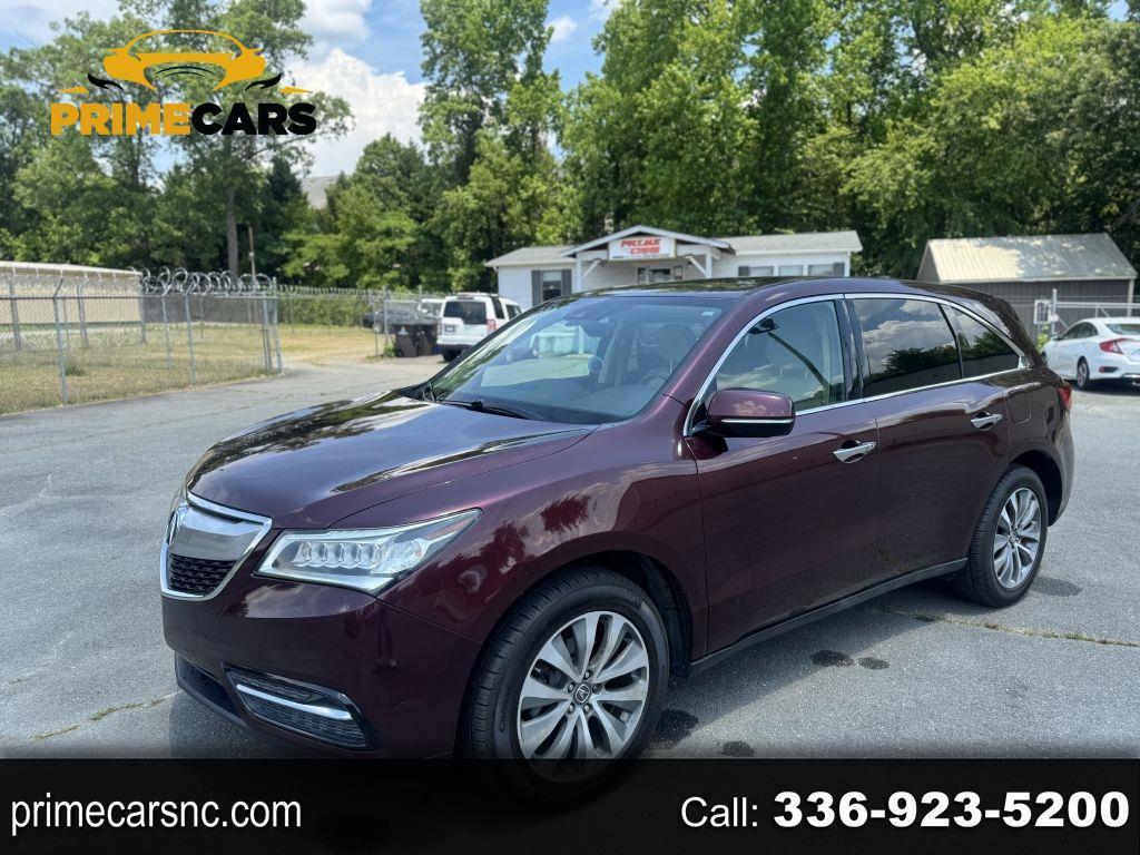 2016 Acura MDX SH-AWD 9-Spd AT w/Tech and Entertainment Package