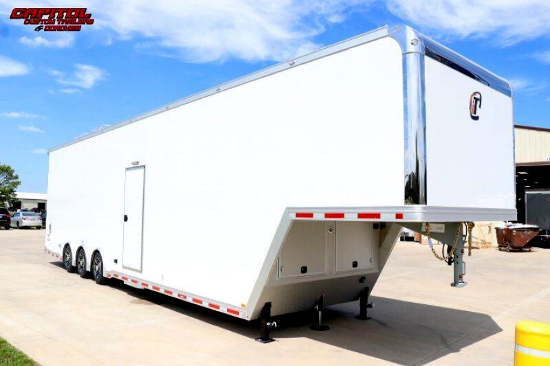 New 2022 Intech Trailers Gooseneck 42' All Aluminum Sprint Car Trailer