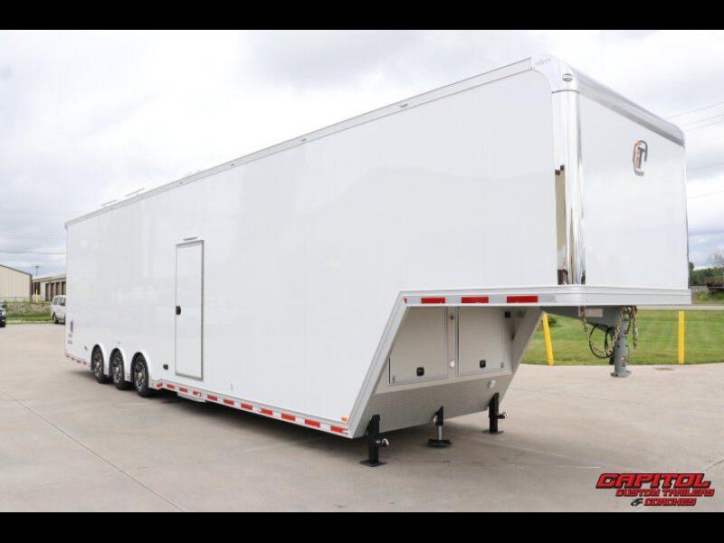 New 2023 Intech Trailers Gooseneck 42' Aluminum Sprint Car w/ A/C