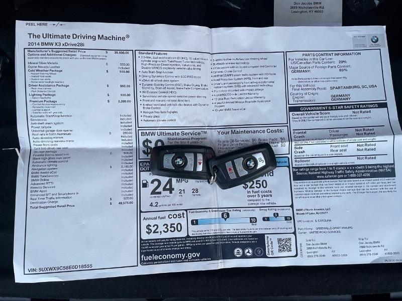 BMW X3 xDrive28i 2014