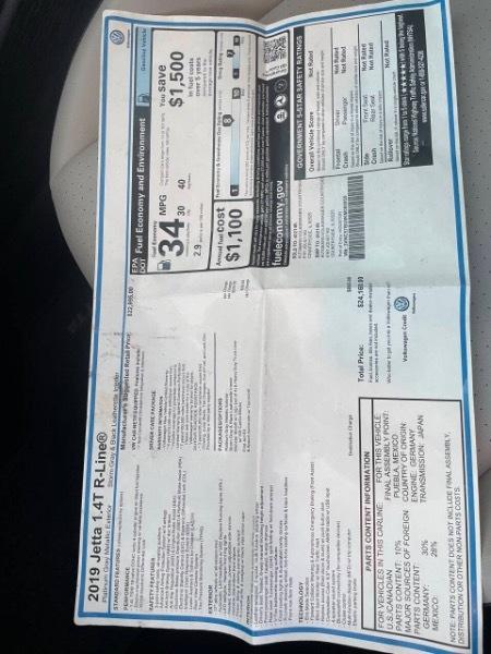 Volkswagen Jetta 1.4T SE 8A 2019