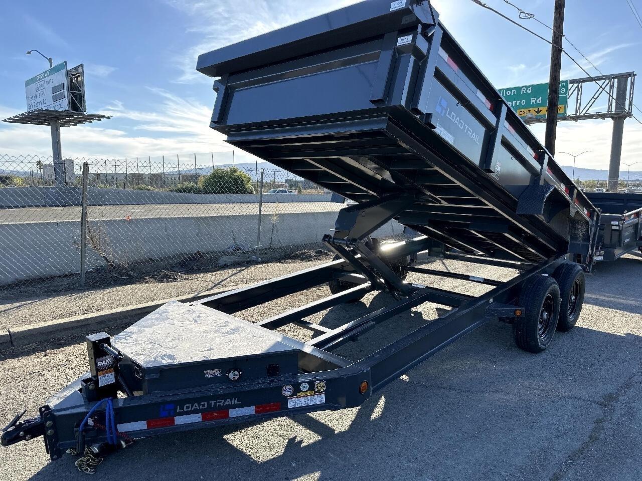2024 Load Trail Dump 83X16 DUMP 14000 GVWR  SLIDE IN RAMPS TARP KIT SPE