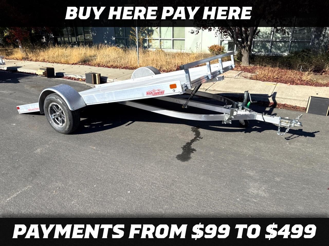 2025 Alcom 6.5x14 All Aluminum Single Axle Utility  81X12 TILT ALCOM ALUMINUM UTILITY TRAILER