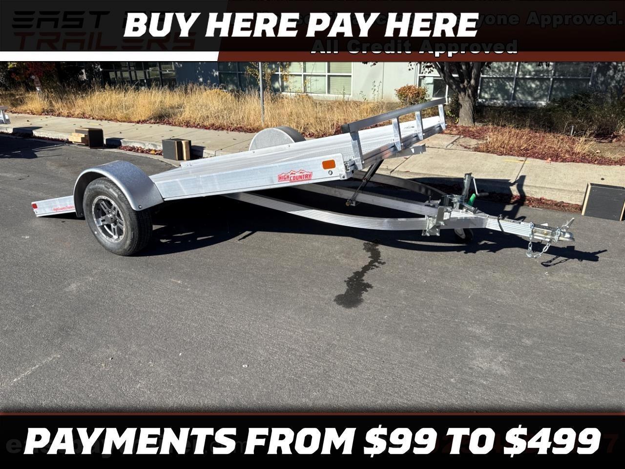 Alcom 6.5x14 All Aluminum Single Axle Utility   2025