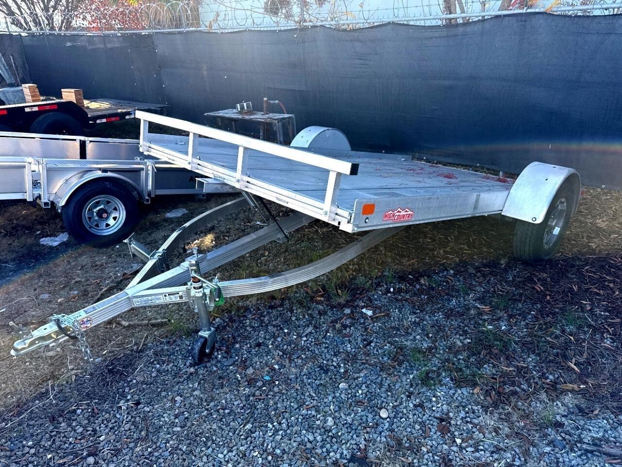 2025 Alcom 6.5x14 All Aluminum Single Axle Utility  81X12   TILT ALUMINUM ALCOM UTILITY TRAILER