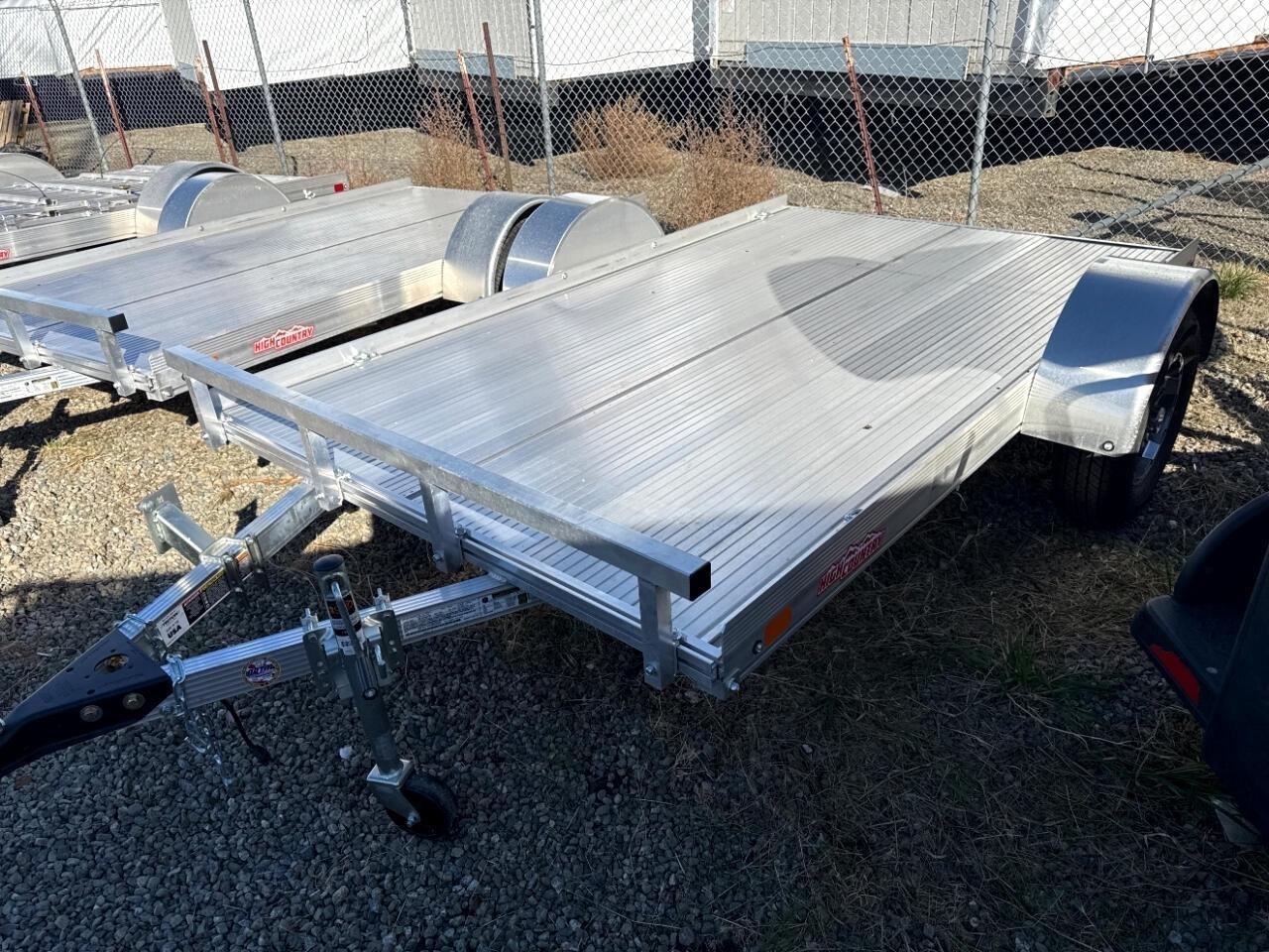 2025 Alcom 6.5x14 All Aluminum Single Axle Utility  72X10 ALCOM UTILITY ALUMINUM TRAILER