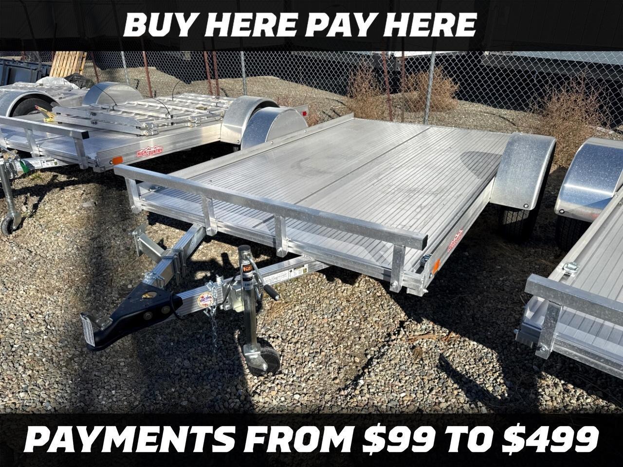Alcom 6.5x14 All Aluminum Single Axle Utility   2025