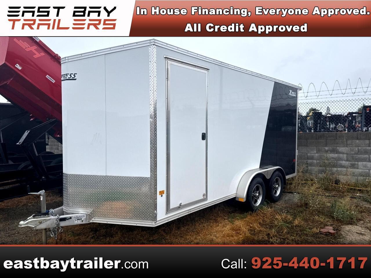 2025 Alcom 7.5 x 16 7.5 X16 ALUMINUM ENCLOSED ADD HEIGHT E TRAC CANOPY