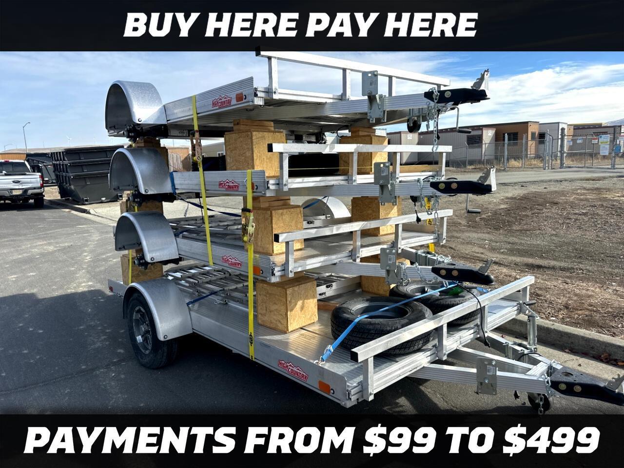 Alcom 6.5x14 All Aluminum Single Axle Utility   2025