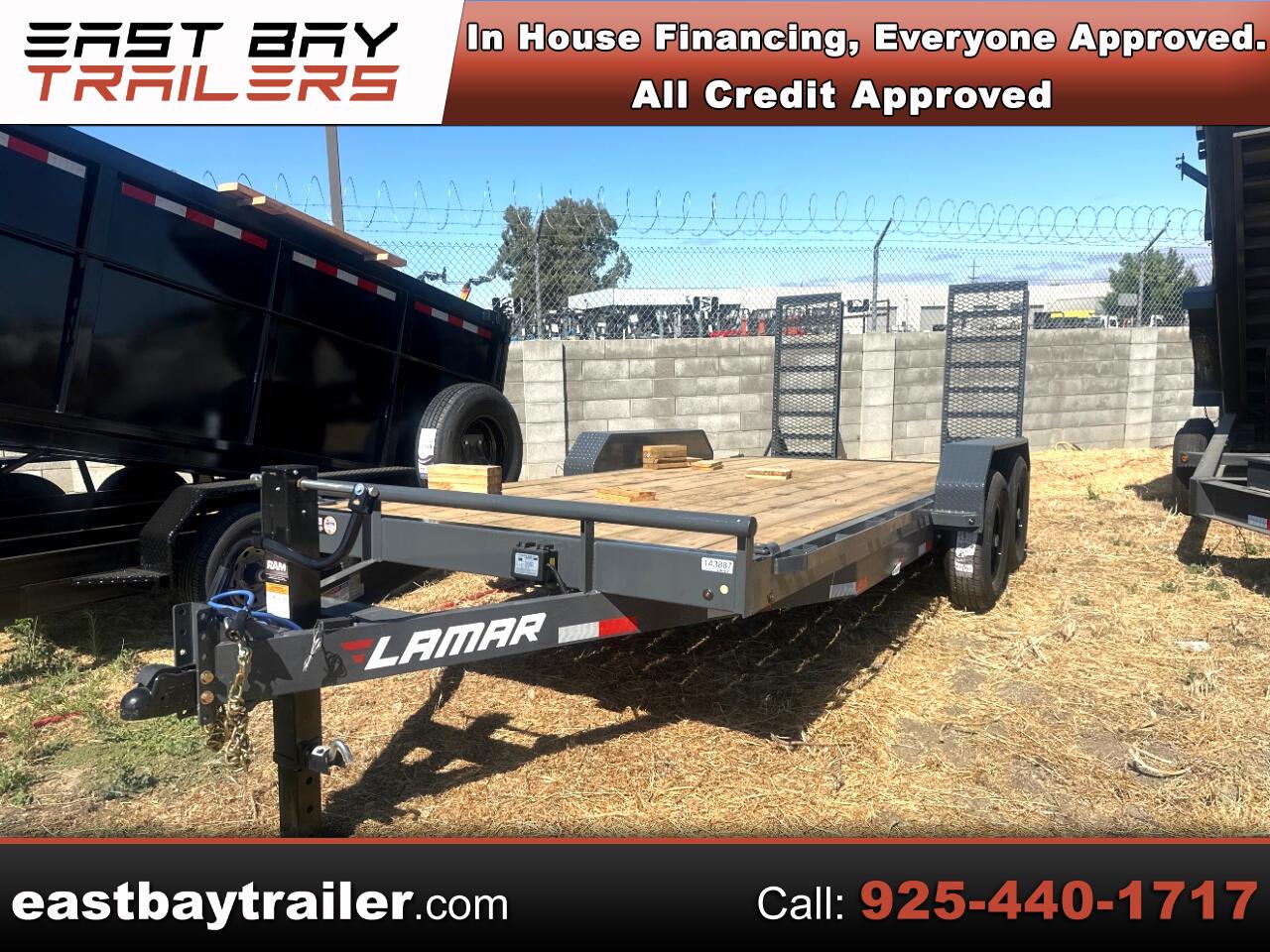 2026 Lamar Equipment Trailer 83"X18' Equipment HAULER OR CAR