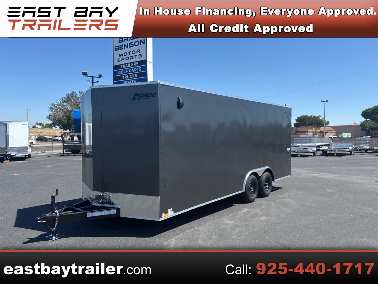 2025 Pace American JT85X20TE3 8.5 x 20 PACE AMERICAN EXT ROOF RAMP DOOR