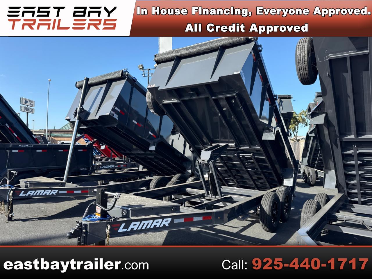 2026 Lamar 14 Foot Dump 83" X 14' 36 in walls ramp and tarp