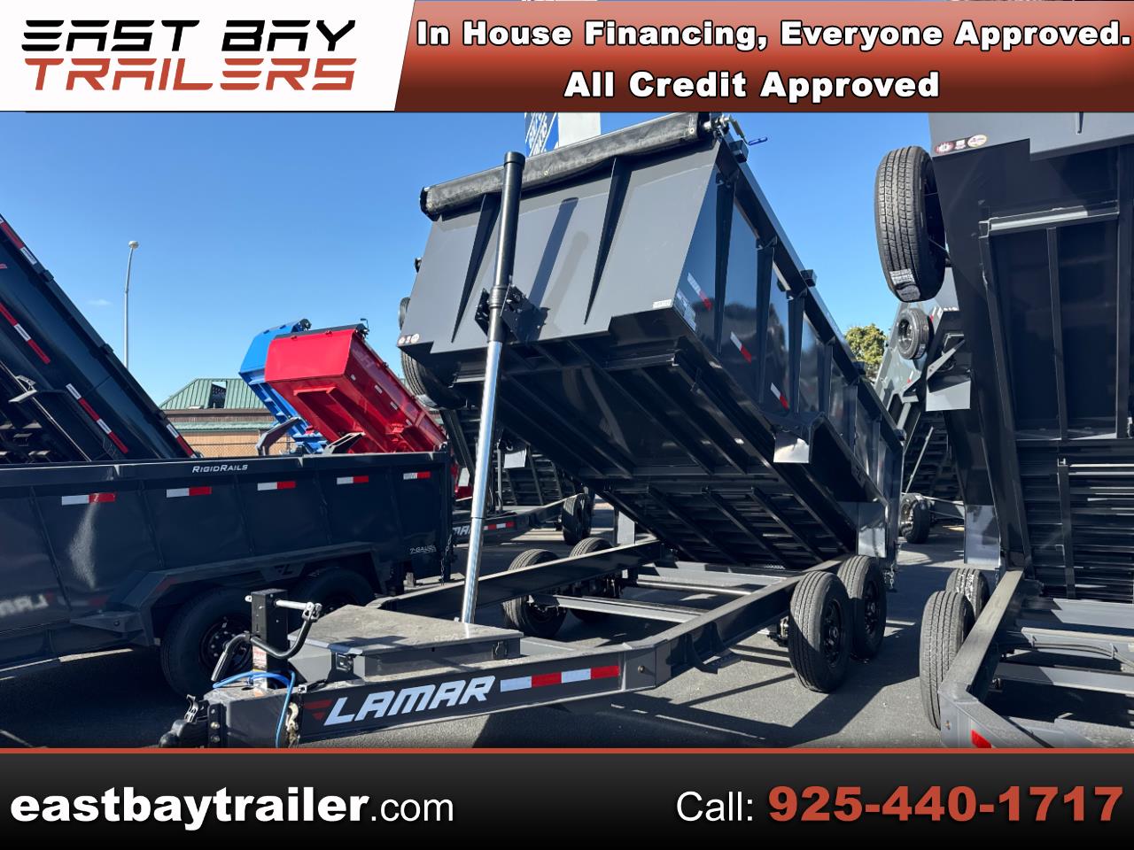 2026 Lamar 14 Foot Dump 83" X 14' 48 in walls ramp and tarp