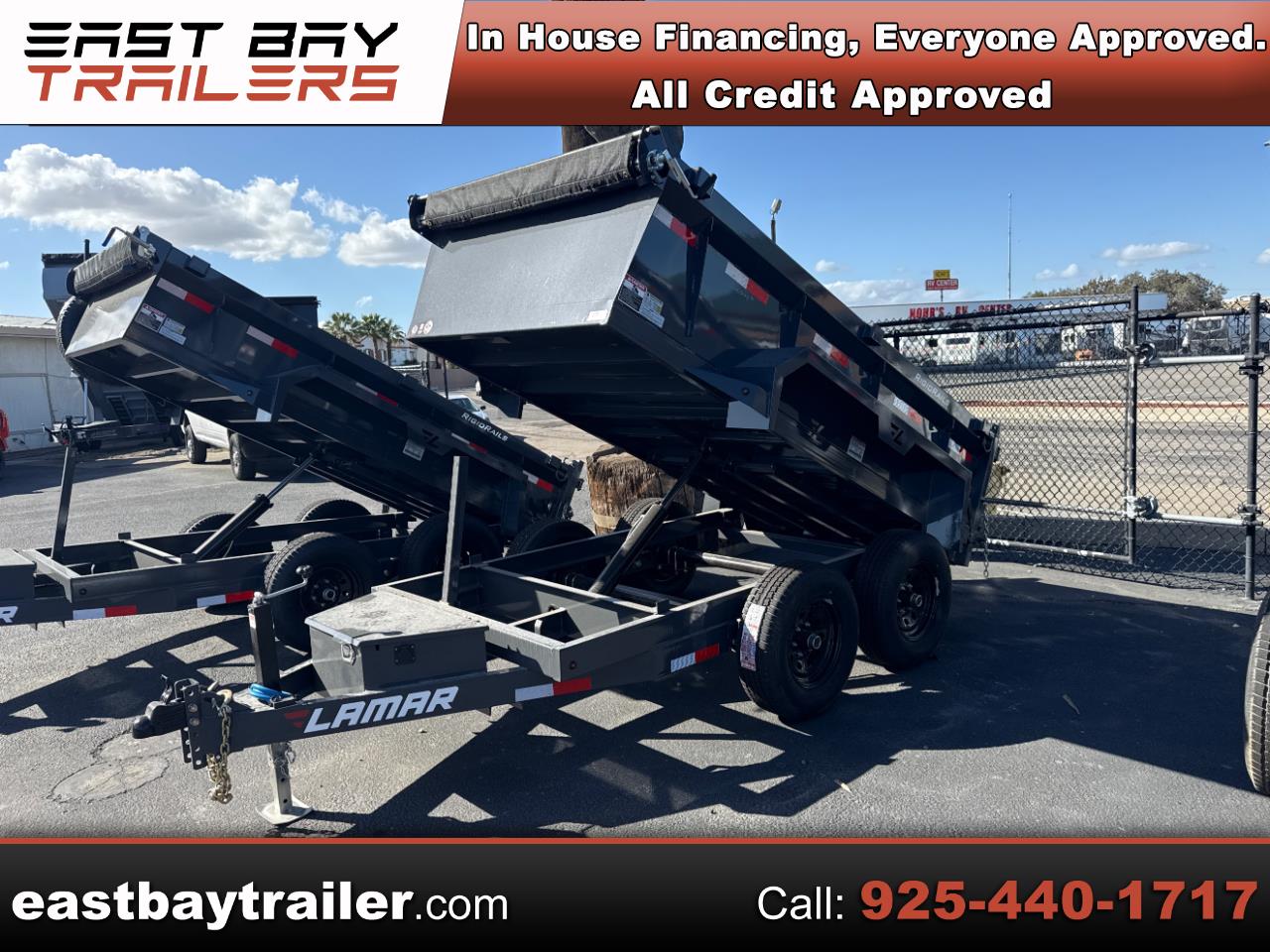 2026 Lamar Dump Trailer 60X10 NEW 2026 10000GVWR RAMPS TARP LAMAR
