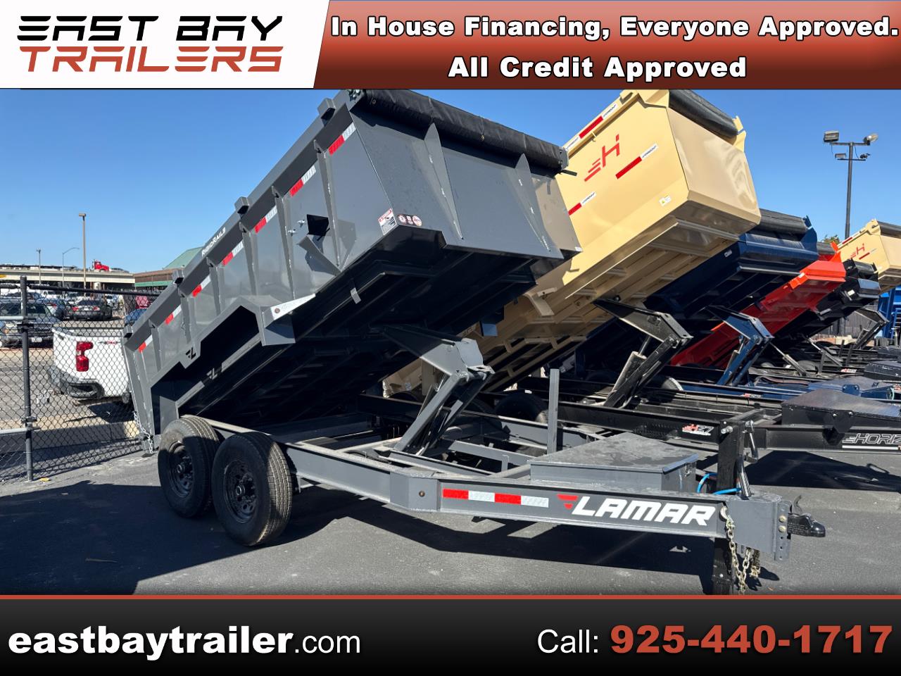 2026 Lamar Dump Trailer 83 X12 3 FOOT SIDES RAMPS TARP 140000 GVWR