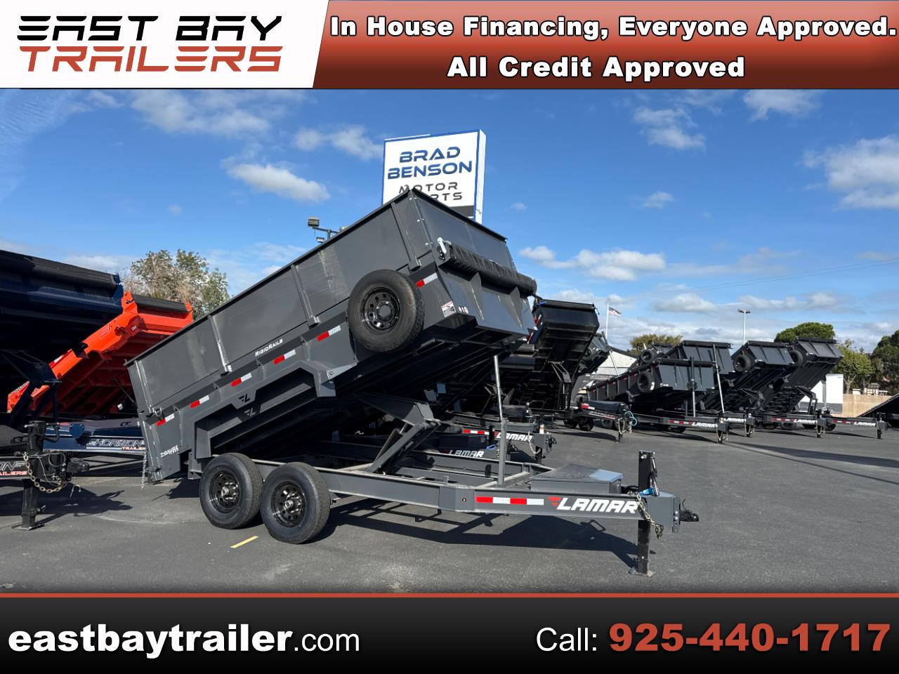 2026 Lamar Trailers Telescopic Dump NEW LAMAR 14 FOOT 2 FOOT EXTENTSIONS 14000GVWR