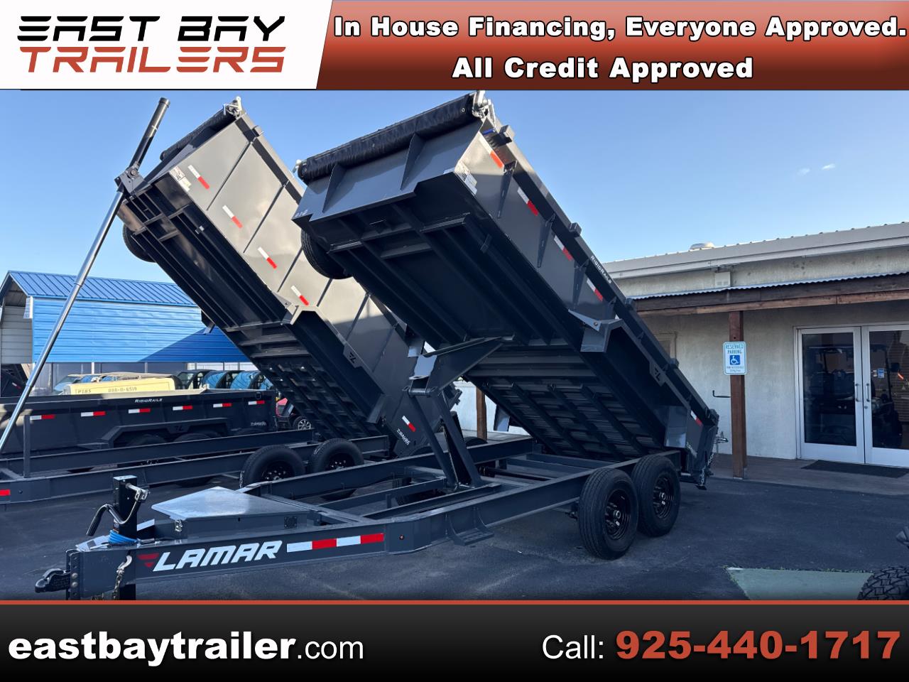 2026 Lamar Dump Trailer 83 X 16 16 FOOT DUMP 14000 GVWR RAMPS TARP