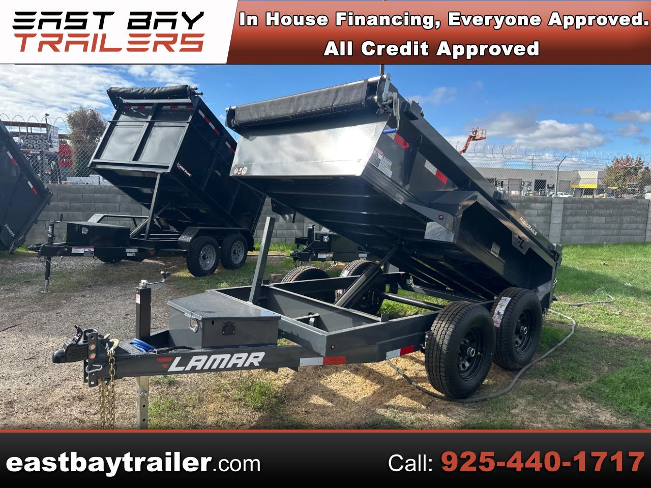 2026 Lamar 10 Foot Dump 60" X 10' DS - 10K MINI DUMP - TANDEM AXLE