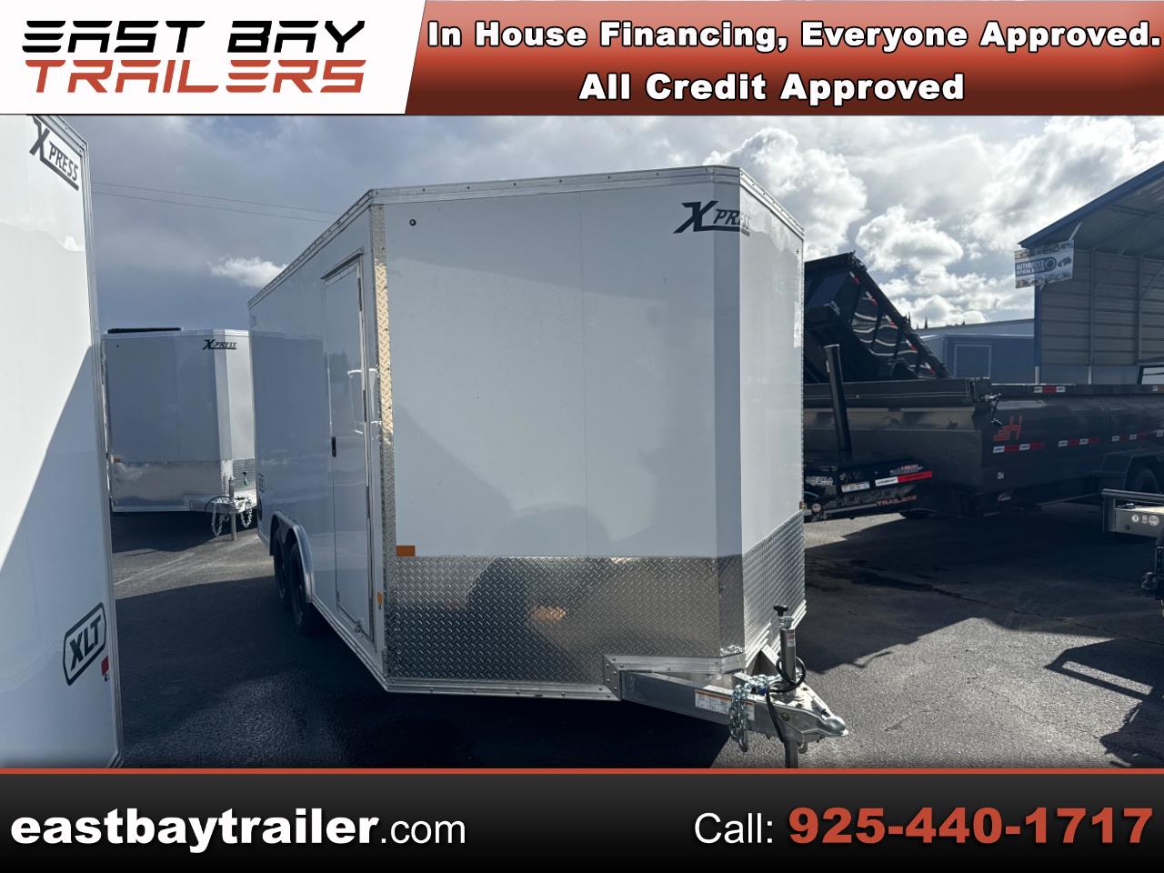 2026 Alcom Trailer NEW 8.5 X 16 ALCOM ALUMINUM TRAILER EXT HEIGHT