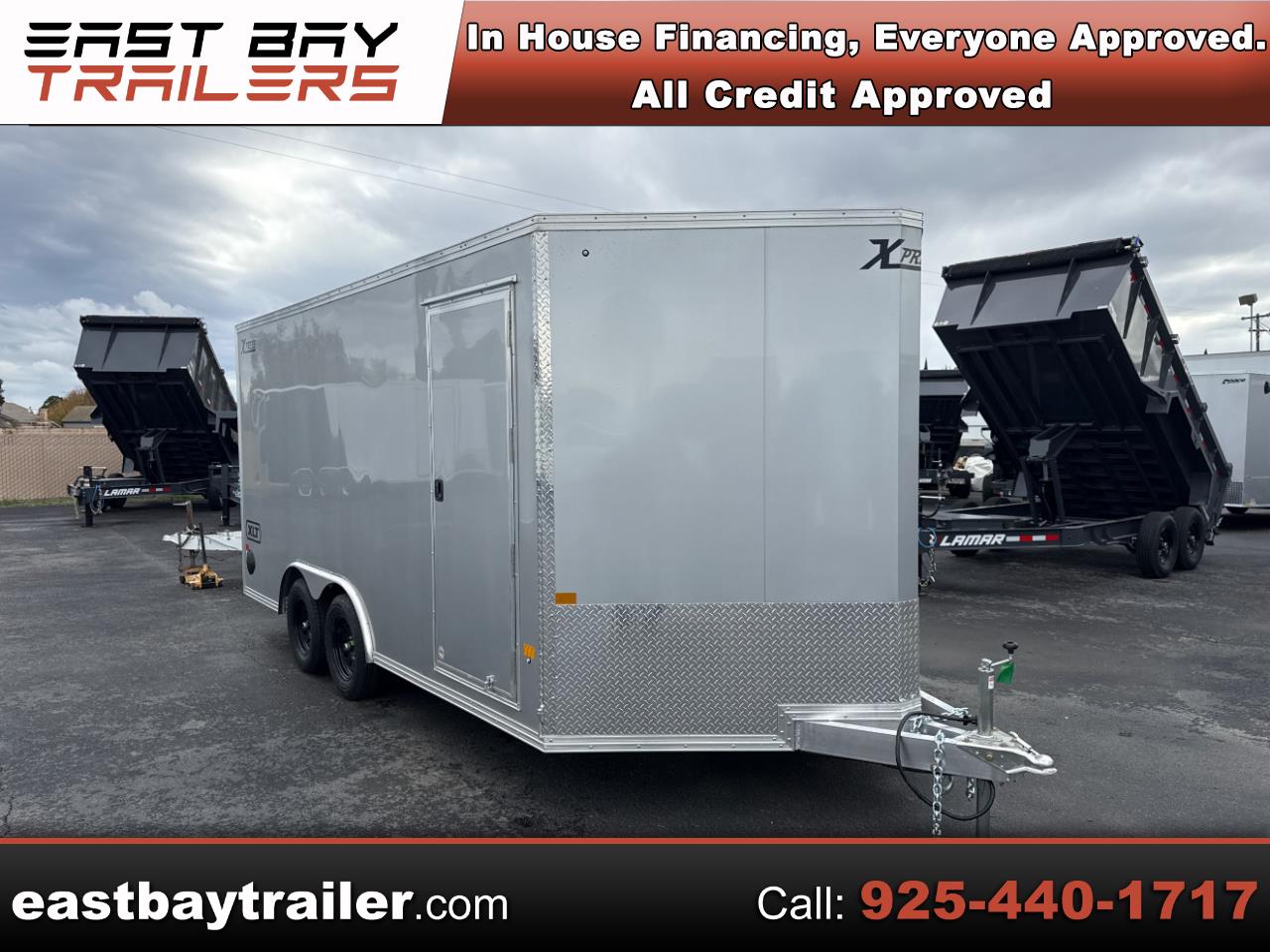 2026 Alcom Trailer 8.5 X16 ALCOM ALUMINUM RAMP DOOR EXT HEIGHT