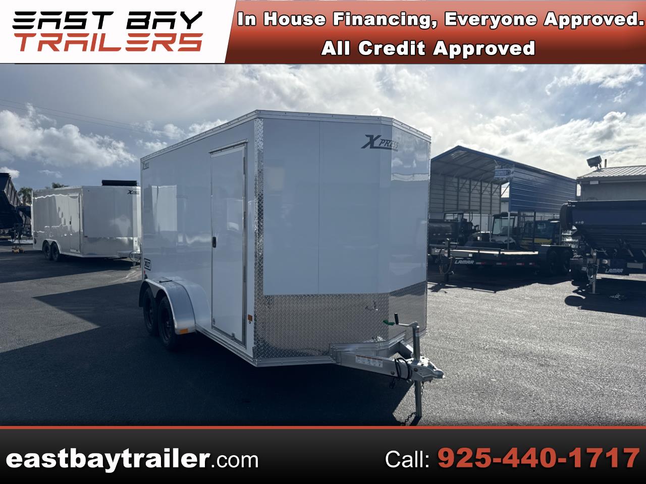 2026 Alcom Trailer NEW 7X14 ALCOM ALUMINUM  RAMP DOOR EXT HEIGHT