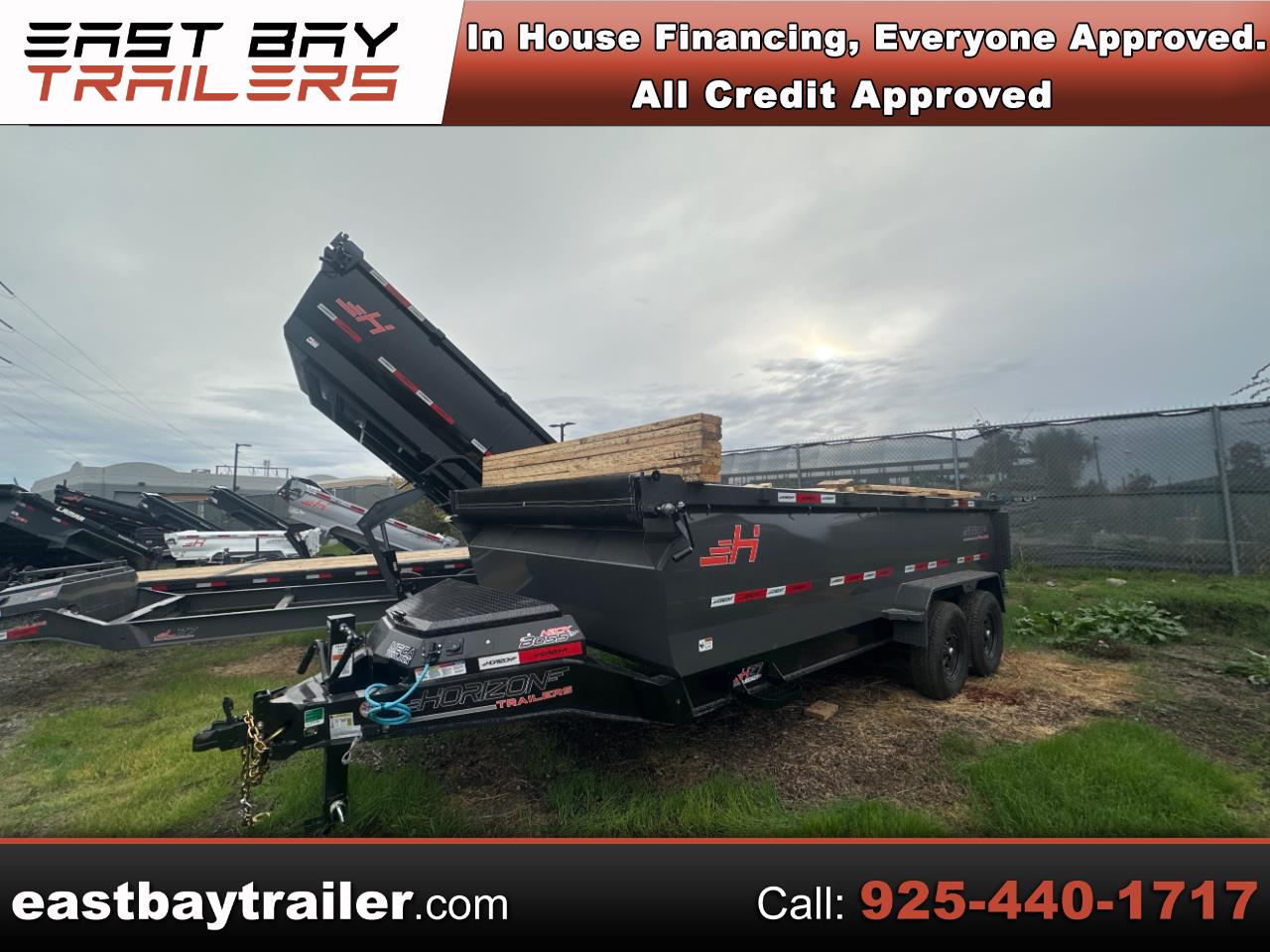 2026 Horizon Trailers 22 83X16 3 FOOT SIDES 15200 GVWR  TOP TIER HZ7
