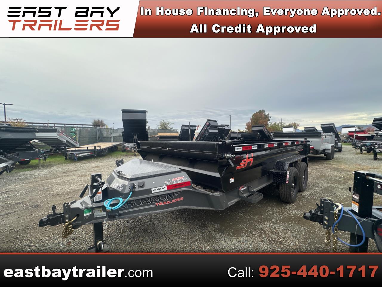 2026 Horizon Trailers 22 NEW HZ7 14FOOT 152000 GVWR 2 FOOT SIDES TOP TIER