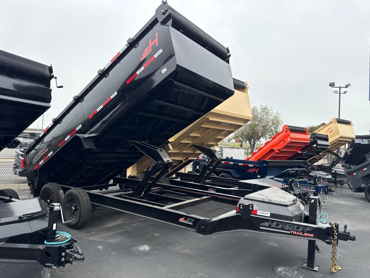 2026 Horizon Trailers 22 16 FOOT 4 FOOT SIDES 14K GVWR RAMPS TARP