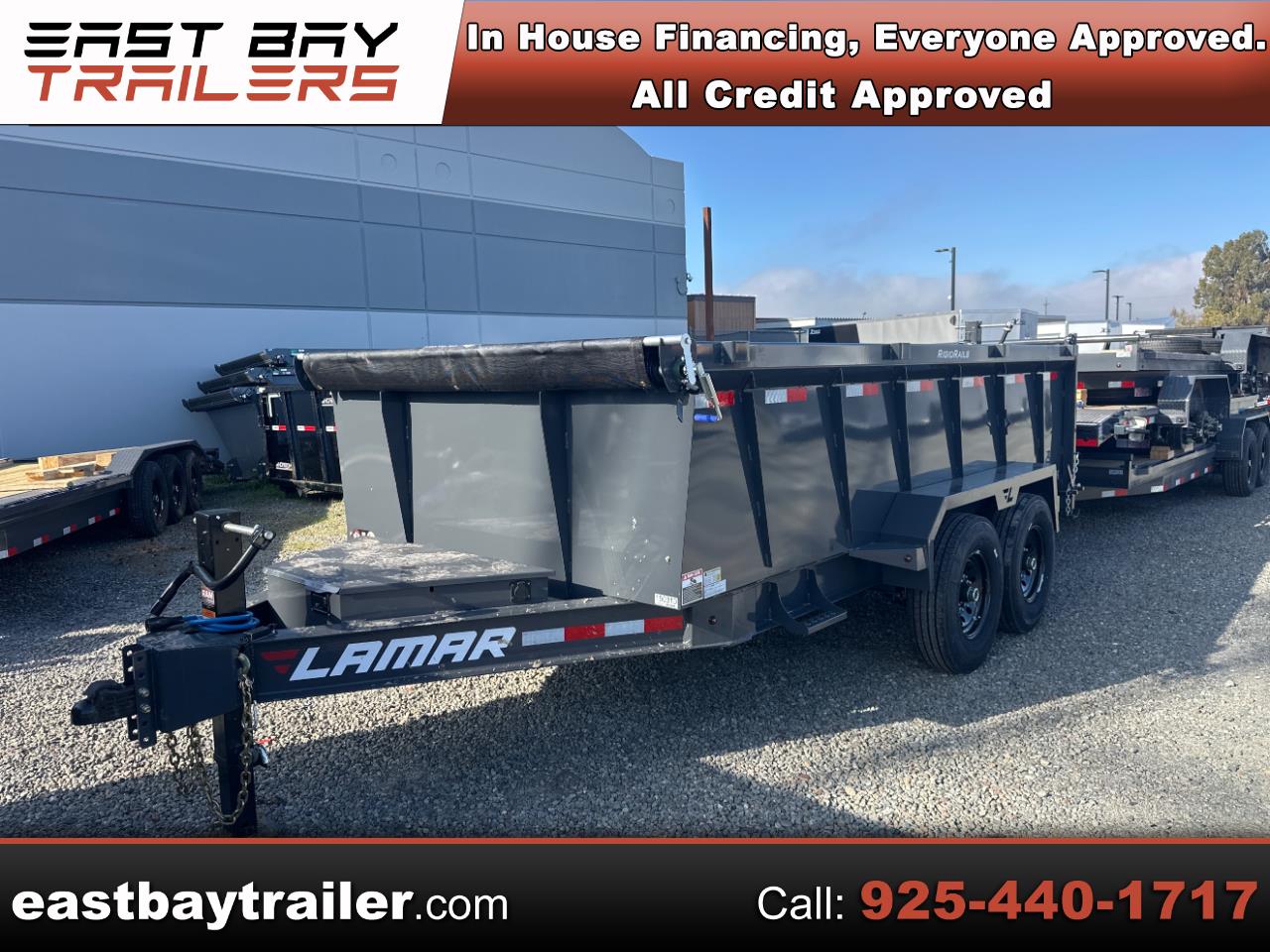 2026 Lamar Trailers 14 Foot Dump 83" X 14' DL - 14K LOW-PRO DUMP