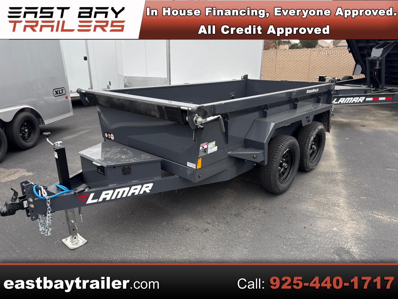 2026 Lamar 10 Foot Dump 60" X 10' DS - 7K MINI DUMP - TANDEM AXLE